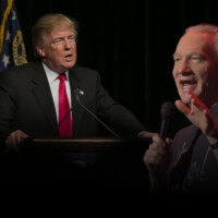 Donald Trump Breaks Bread with Bill Maher