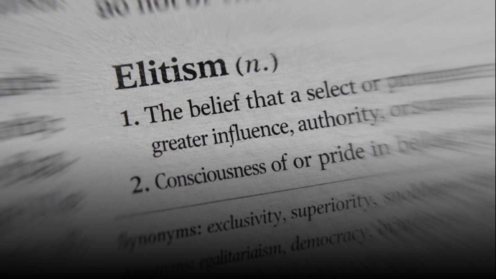 Elitism and Art